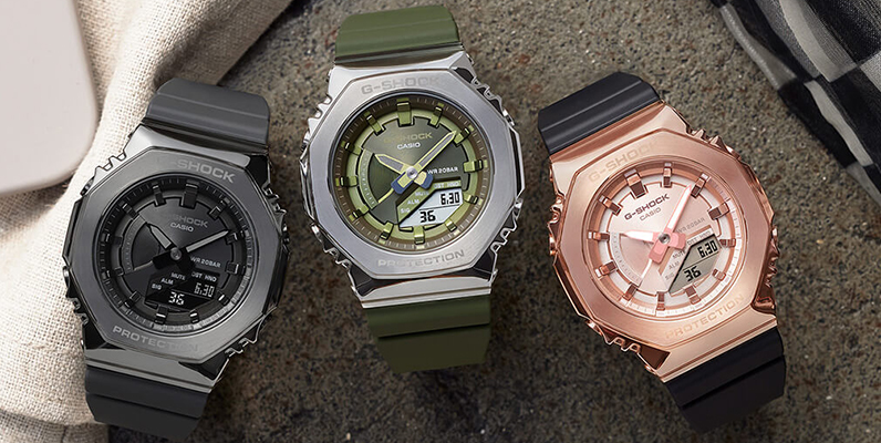 G-SHOCK メタル カシオーク GM-2100-1A 海外モデル - 腕時計(アナログ)