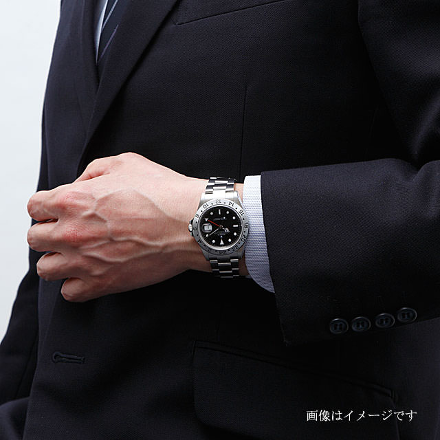 16570 ブラック ROLEX（ロレックス）エクスプローラーII 中古 | 高級 