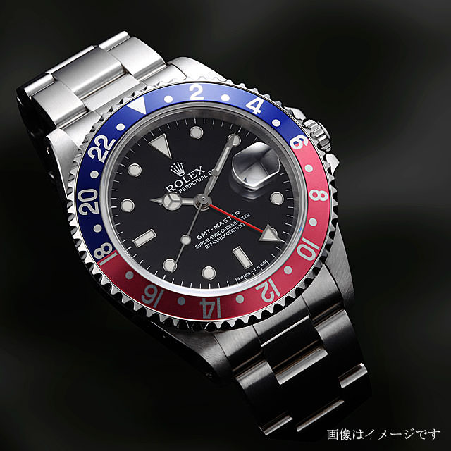 16700 ブラック ROLEX（ロレックス）GMTマスター 黒ベゼル 中古 | 高級