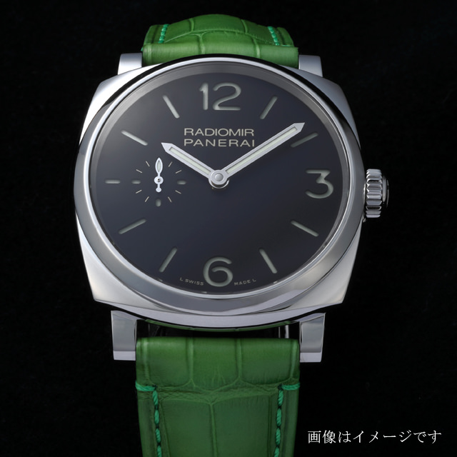 PAM00574 ブラック PANERAI（パネライ）ラジオミール 1940 スリー ...